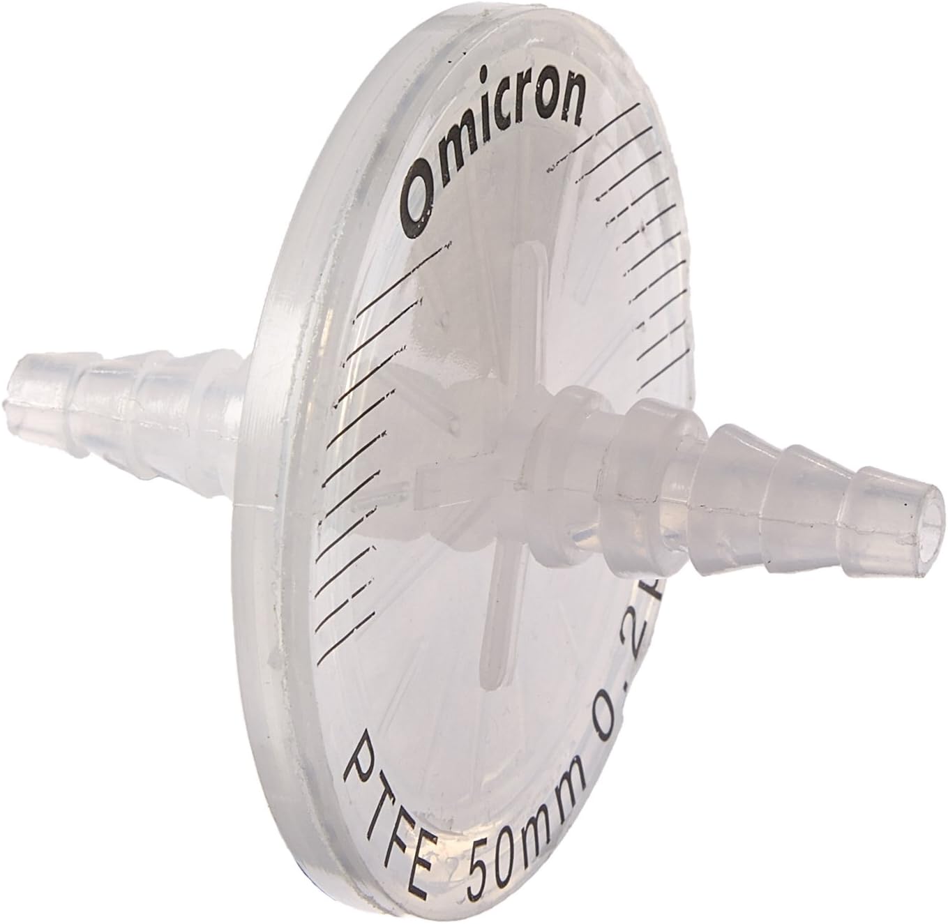 200050R PTFE Venting Filter Disc, 60 psi Maximum Operation Pressure, 50 mm, 0.2 µm Sterile, Individually Packed (Pack of 10)