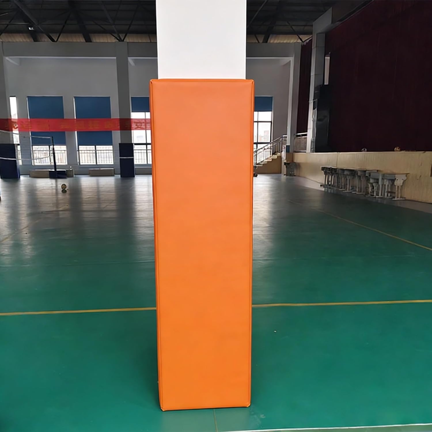 Basketball Post Padding Foam Protector Cushion Safety Wrap and Pole Pad Padding Heavy Duty,Basketball Pole Padding - Universal All-Weather Self-Adhesive Protective Pads for Court, Garage, Gy