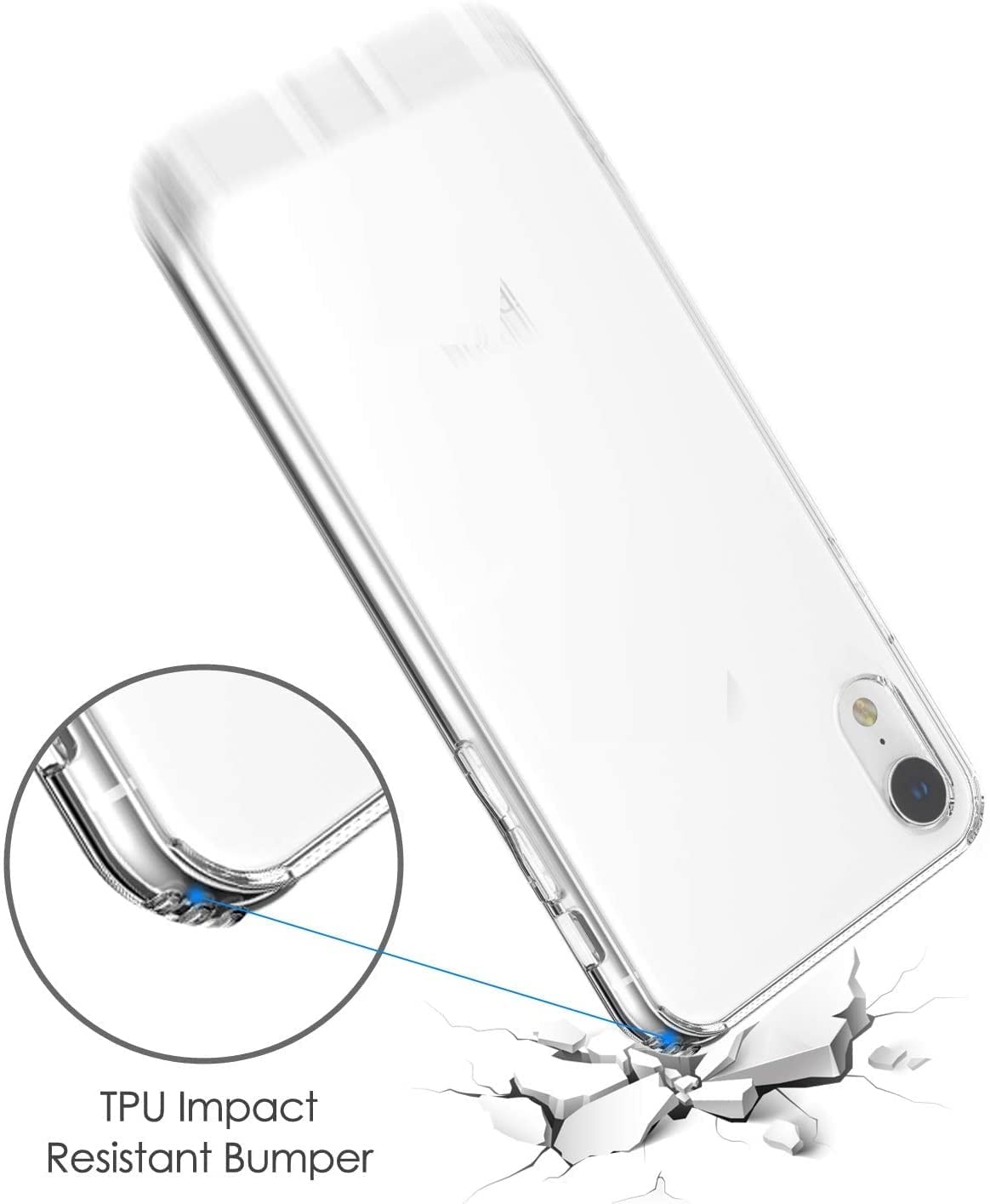 Custodia trasparente in acrilico astronauta per iPhone 13 14 Pro Max 12
