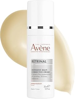 Avène Retrinal Intensive Multi-Corrective Cream, Retinal Face Cream Formulated with Retinaldehyde, Niacinamide & Hyaluronic Acid, Anti-aging Cream Visibly Reduces Wrinkles & Fine Lines, 1 Fl Oz
