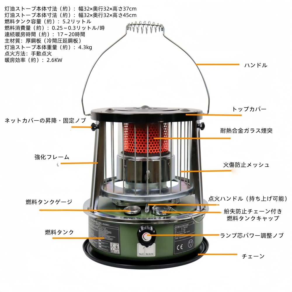 キャンプ用品　ストーブ Amazon.co.jp: ZXMキャンプアウト、対流型 、 急速加熱 、温暖化