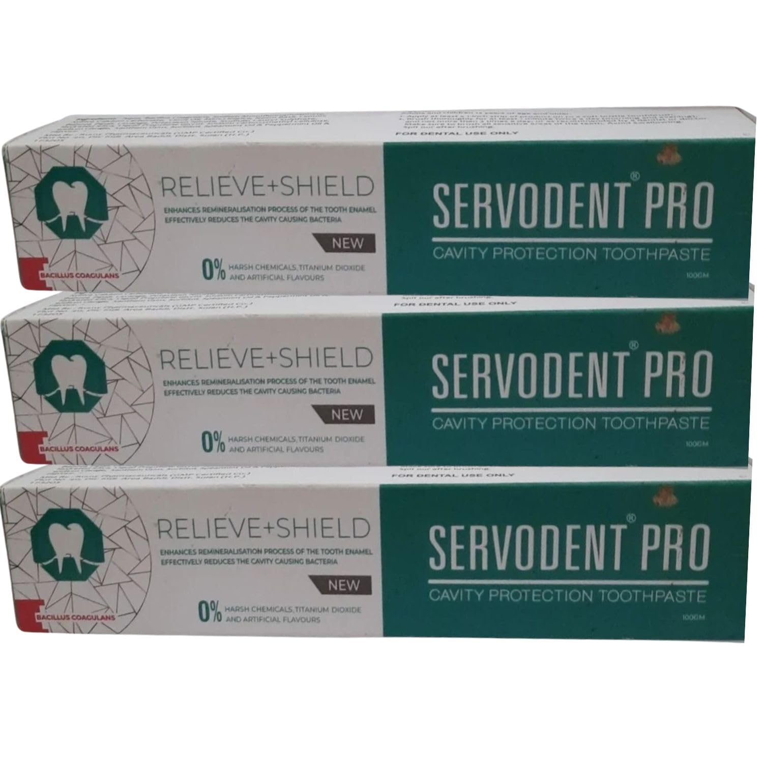 Toothpaste Pro Relieve + Shield Cavity Protection Fluoride-Free 100g (Pack Of 3)-image-38
