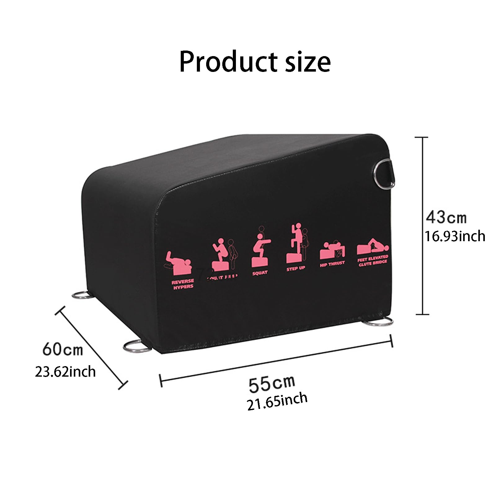 Hip Thrust Bench for Core AB Strength Training Hip Thrust Box for Home Gym Total Body Workout Multifunktional Whole Body Workout Box