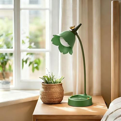 Miniatura 5 de Lámpara de escritorio LED mágica JD lámpara de mesa inalámbrica cuello de cisne ajustable regulable táctil recargable batería cuidado de los ojos