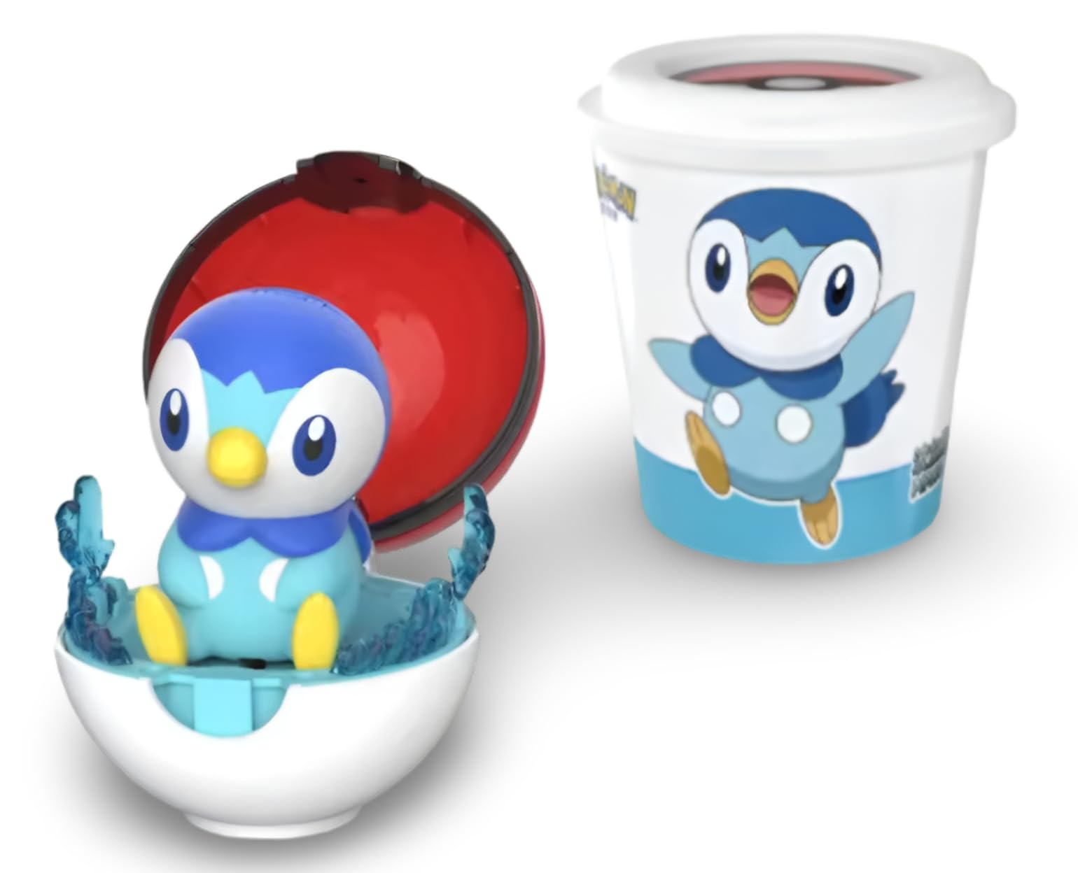 Pokemon | Pokeball Articulated Collectable Figure | 15+ Years | Box Style 3 | Piplup