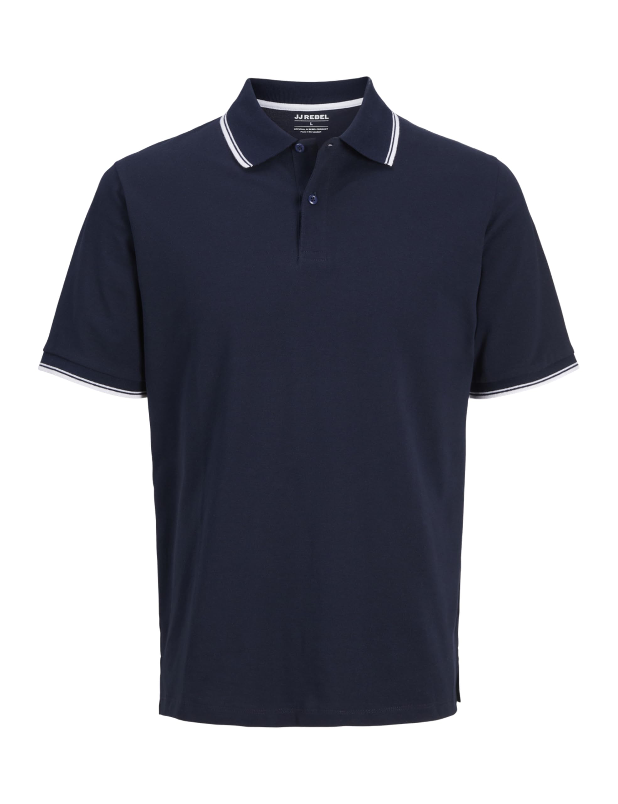 JJ REBEL Men's Jrebzell Polo SS Sn, Sky Captain, L