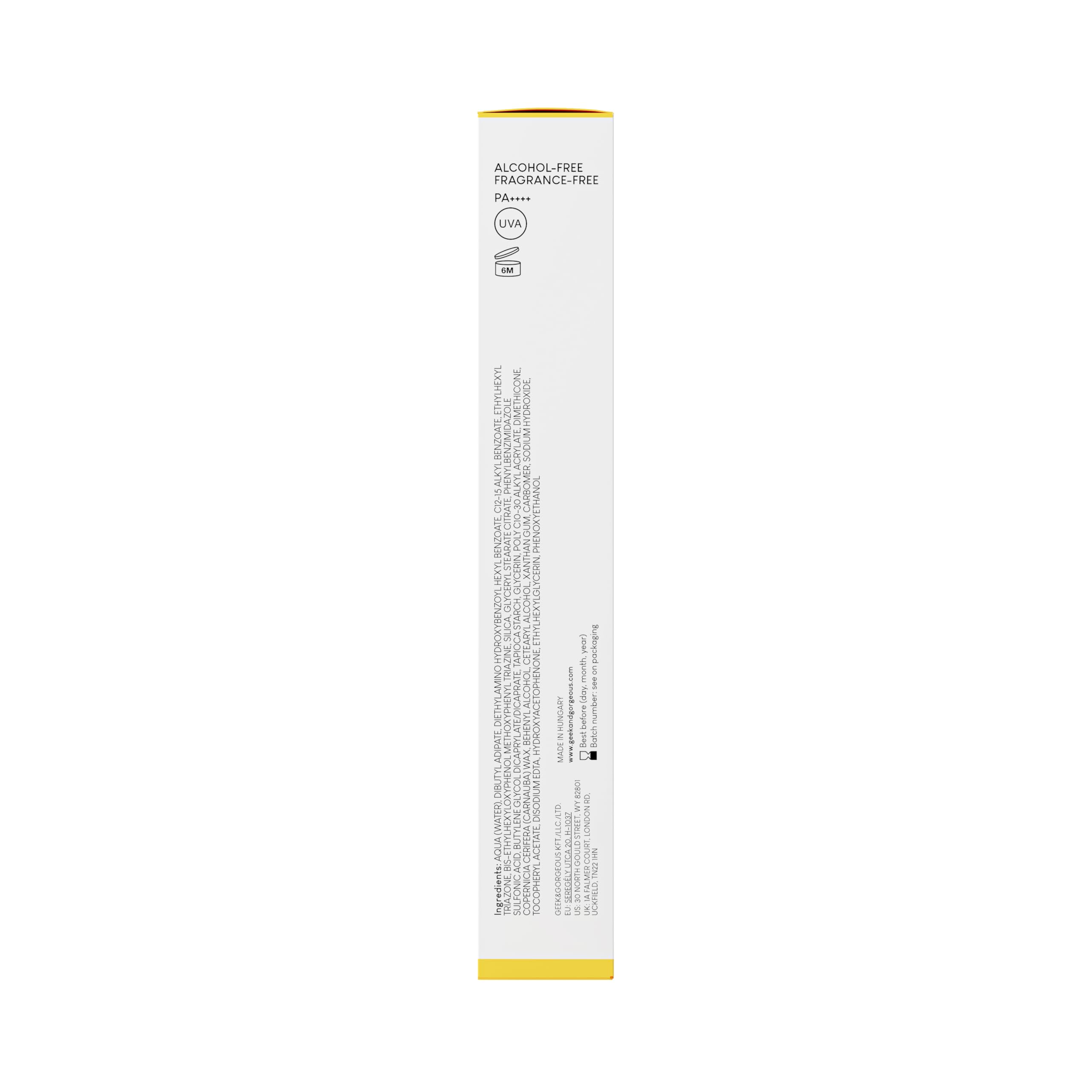 Geek & Gorgeous Zero Feel Protection Solaire Quotidienne SPF 50 – Formule Légère Non Grasse avec Protection à Large Bande UVA-PF 30 – pour Tous les Types de Peau