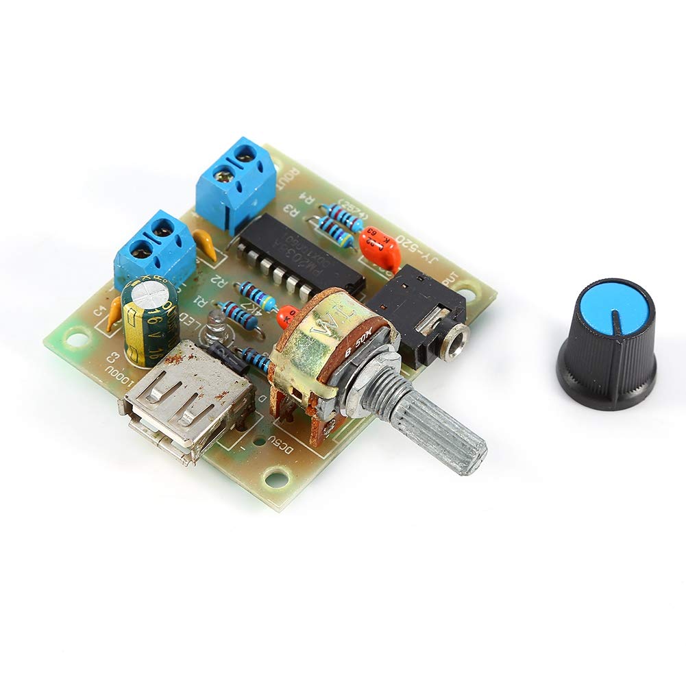 Mini Scheda Amplificatore Stereo 5W+5W HiFi CM2038, Alimentazione USB 2-6V Per Diffusori Fai Da Te