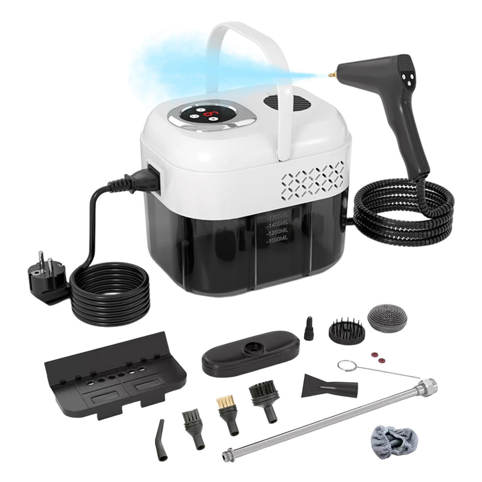 Limpiador a Vapor Multis 6 niveles de extracción de suciedad portátil | Limpiador a Vapor de Doméstico para Alfombras, Suelos de Madera Noble, Sofás, Tapicerías, Azulejos, Sofás y
