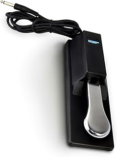 HQRP Footswitch for Yamaha P-140 / P-255 / P-95B / NP-30 / YNP-25 / PSR-E333 / PSR-E423 / PSR-S650 / EZ-200 / DGX-200 Keyboards Pedal