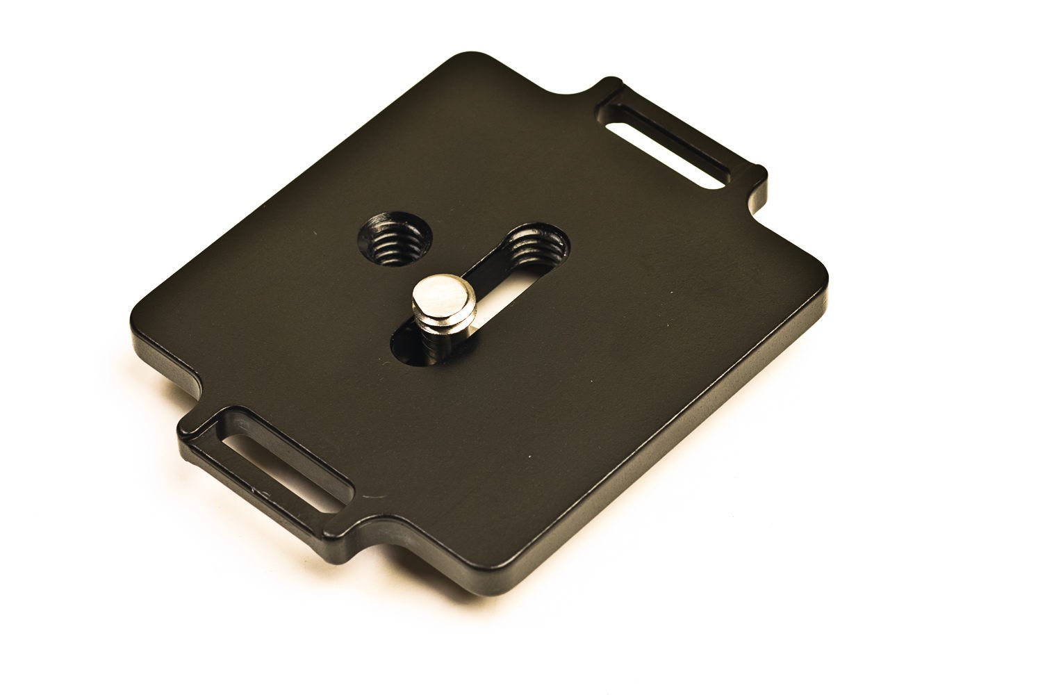 Hejnar Photo 2.00 x 2.00 Biderectional Arca Type Plate with Two Strap Loop. Made in U.S.A