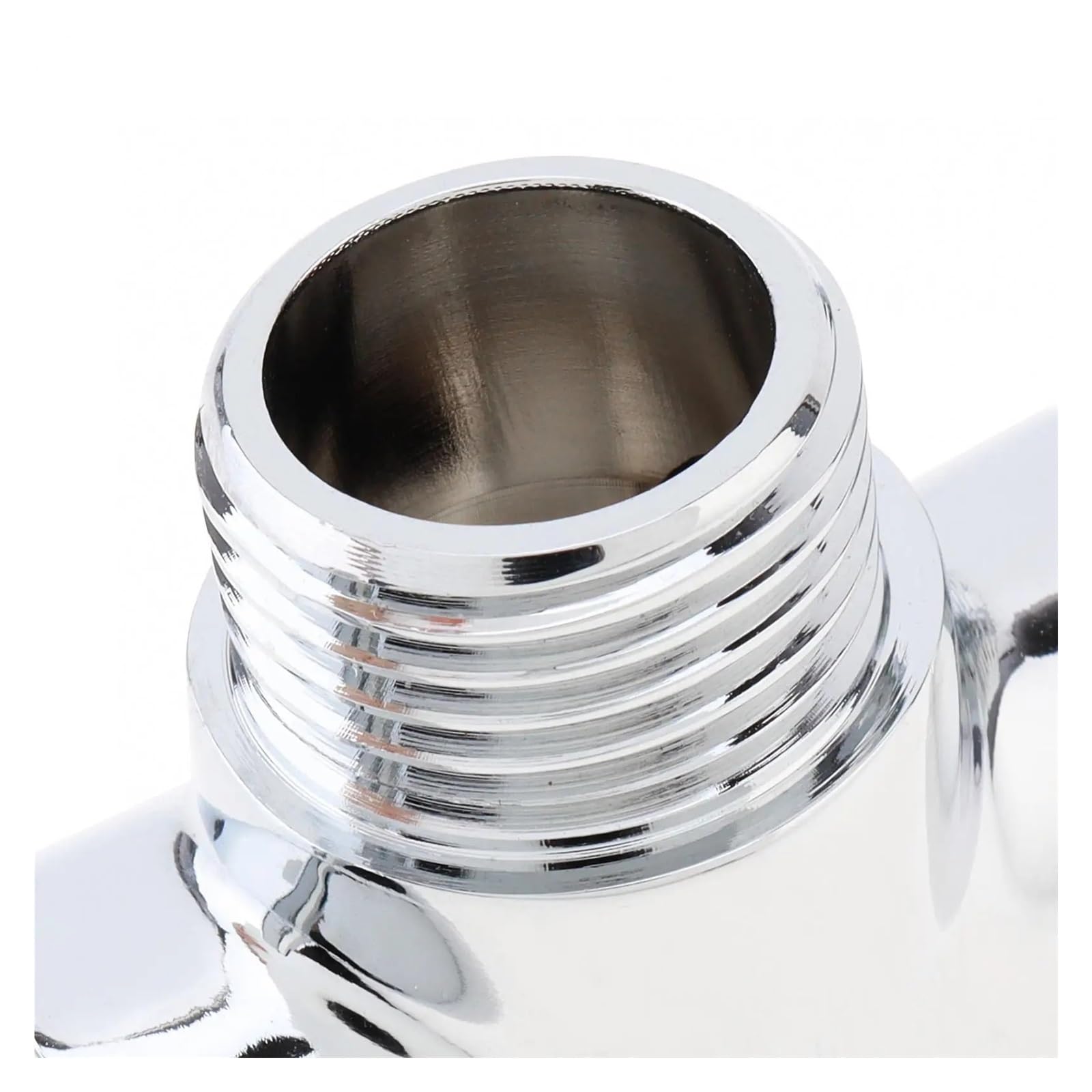 Convertidor adaptador de válvula desviadora de latón de 3 vías G1/2in for cabezal de ducha, distribución de agua de tres vías, piezas de baño for el hogar