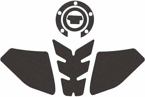 Miniatura 6 de Midimttop Protector de tanque de fibra de carbono para motocicleta, accesorios compatibles con YA-MA-HA MT09 MT 09 MT-09 MT-09 2021 2022