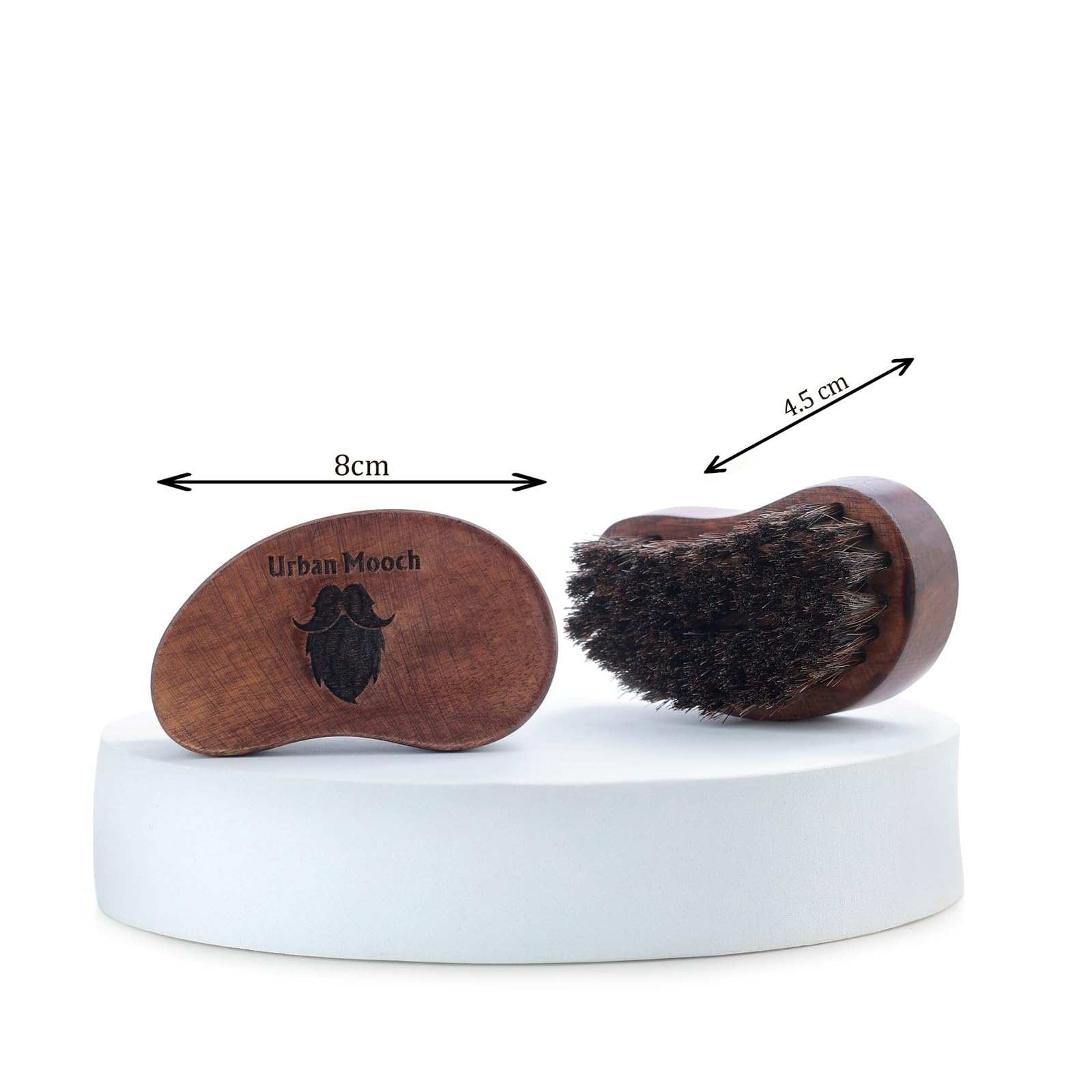 UrbanMooch 4 in 1 Beard Grooming Kit for Men | Anniversary, Birthday, Valentine Gift for Boyfriend, Husband | Charcoal Face & Beard Wash, Powerful Beard Growth Oil, Boar Bristle Beard Brush & Wooden Beard Comb | Ultimate Grooming Kit - Image 5 thumbnail