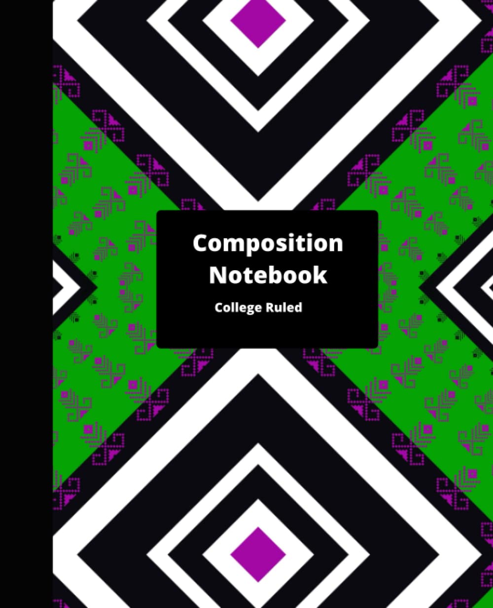 Composition Notebook: African Themed, College Ruled