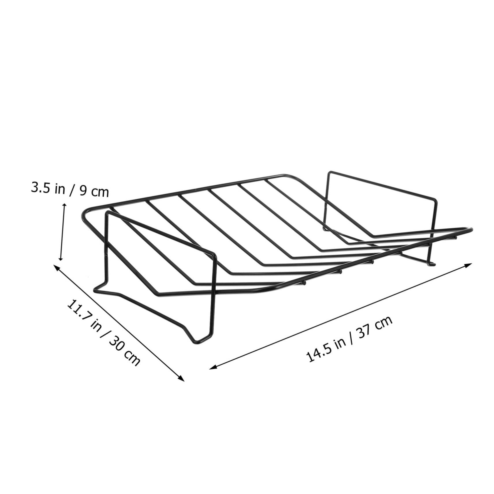 Kisangel Griglia Barbecue Portatile in Acciaio al Carbonio Nero per Outdoor | Supporto Leggero per Grigliata All'aperto, Formato Pratico, Adatto a Carne e Pollame, Uso Esterno