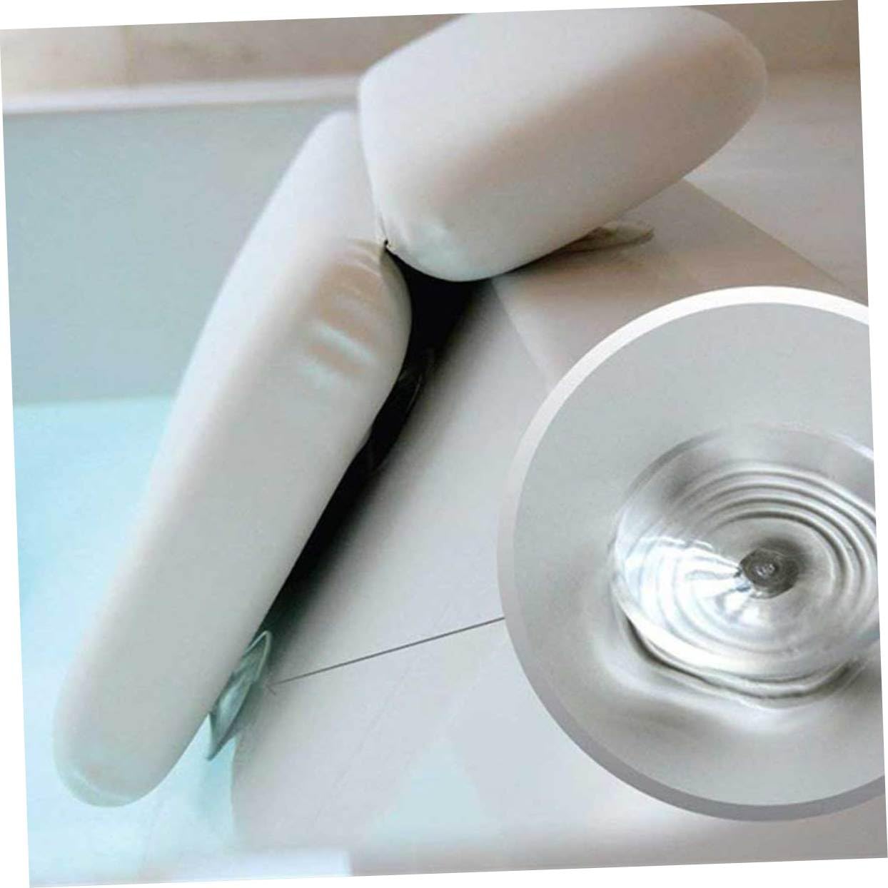 Cuscino Bagno in PU con Ventosa Supporto Ergonomico per e Adatto Vasche e Spa Dimensioni Resistente e Traspirante