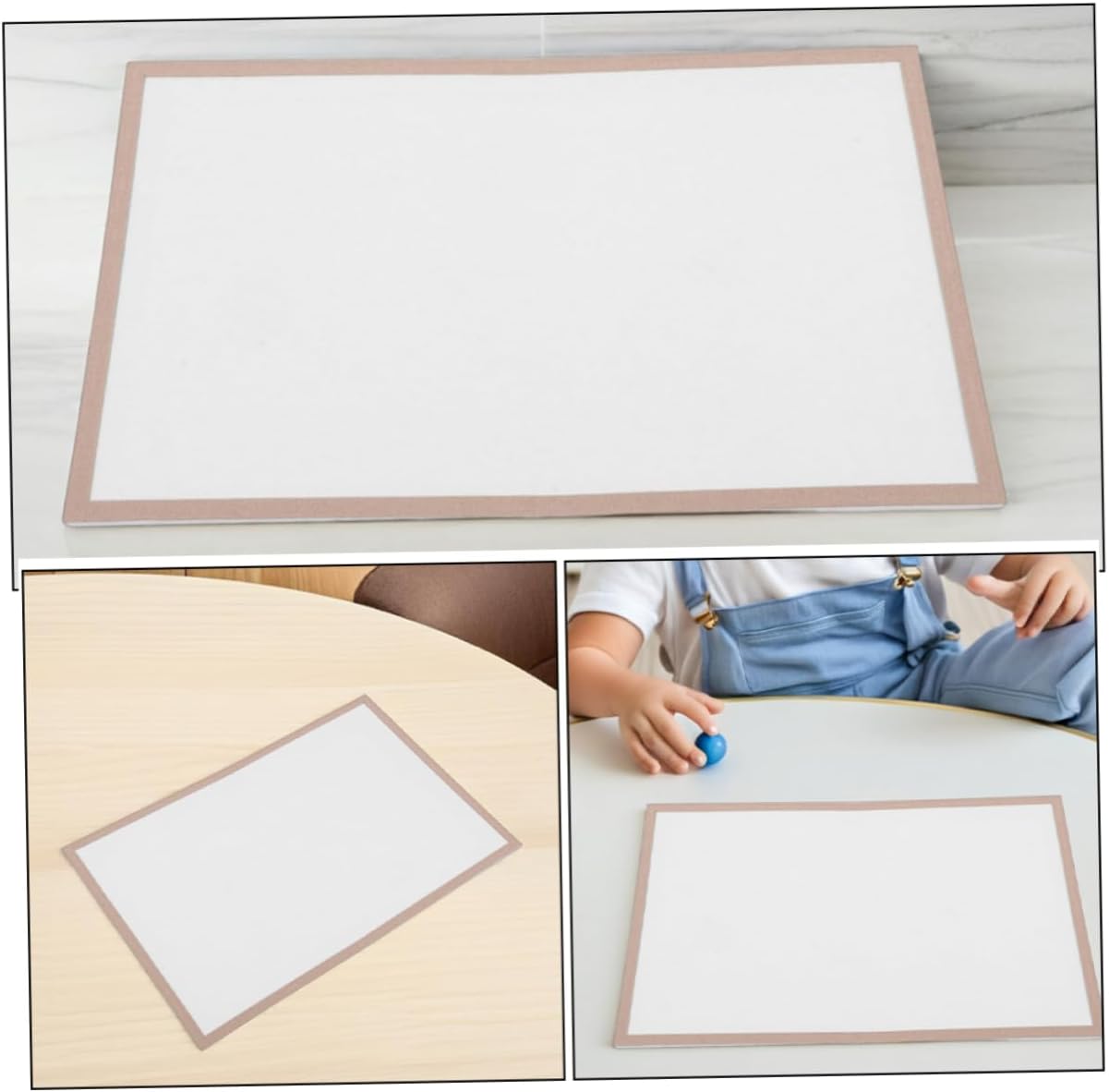 Puzzle Mat Folding Puzzle Board Frame Slip Storage Tray Portable Display Board