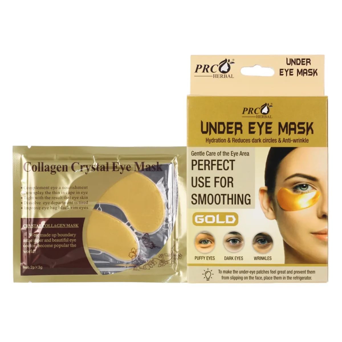 Crystal Collagen Under Eye Mask – Hydrating (Pack of 3, 12 Masks), Dark Circle Reduction, Anti-Wrinkle & Puffiness Care | Under Eye Patches for Men & Women-image-9