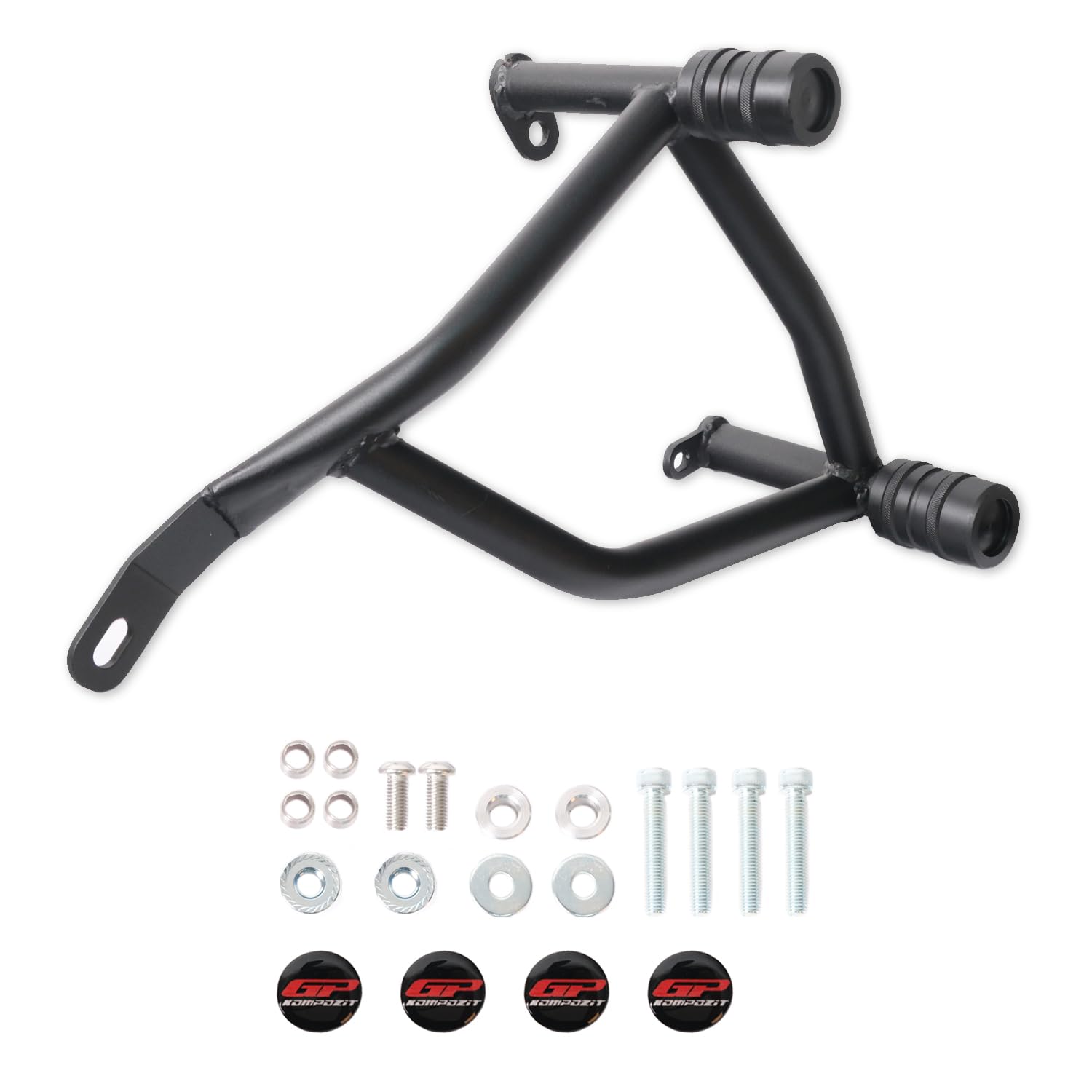 GP Kompozit Paramotore Protezione Paramotore Nero Compatibile per KTM Duke 125 / 200 / 390 2024-2025