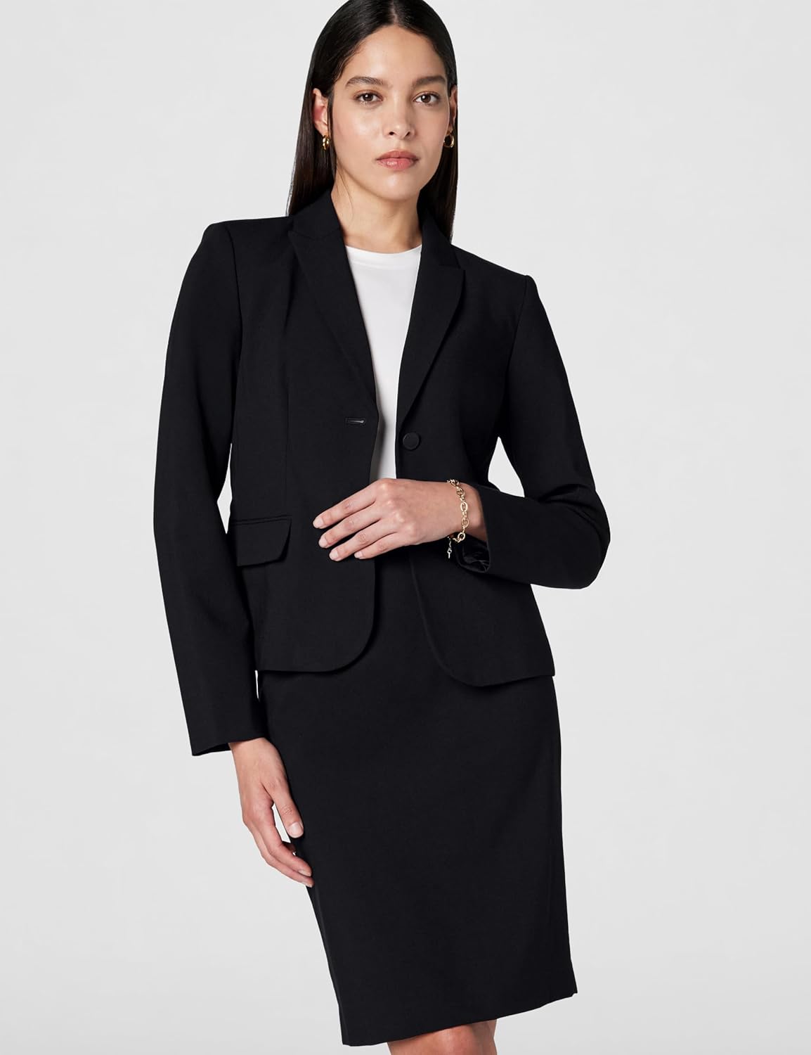 Calvin Klein Womens Centerback Zipper Velvet Wear to Work Suits Skirt