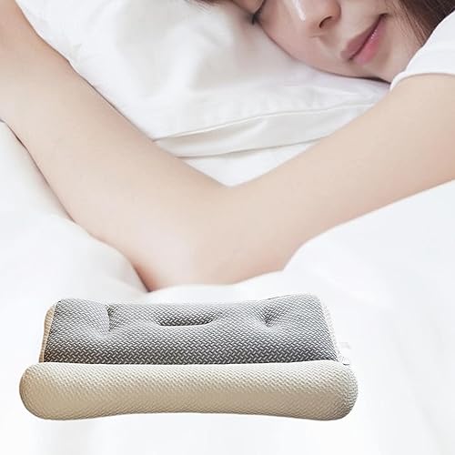 Miniatura 6 de Bothyi Almohada cervical, relajación de cuello y hombrotranspirablesuavealmohada cervical, almohada de cama para dormir, para dormir, color blanco,
