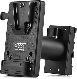 placa de bateria de bloqueio v,Placa de bateria V-Lock V Mount para adaptador de bateria fictício BP-U com substituição de haste ajustável para substituição de baterias BP-U90 BP-U96 BP-U60 BP-U30 para PMW-100 PMW-150