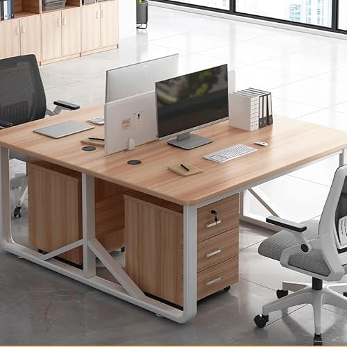 コンピューターデスク スタッフデスク スタッフワークステーション オフィスデスクと椅子の組み合わせ [4]