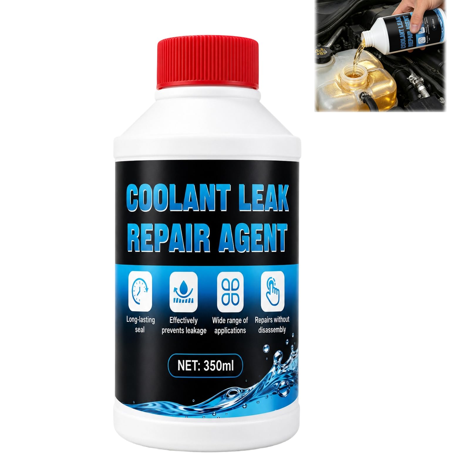 Coolant Leak Repair, Cooling System Sealer, Fast Sealing, Lasting Repair