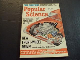 Popular Science Apr 1965 Kennedy's Killer, Build A Boat to Sail, Paddle