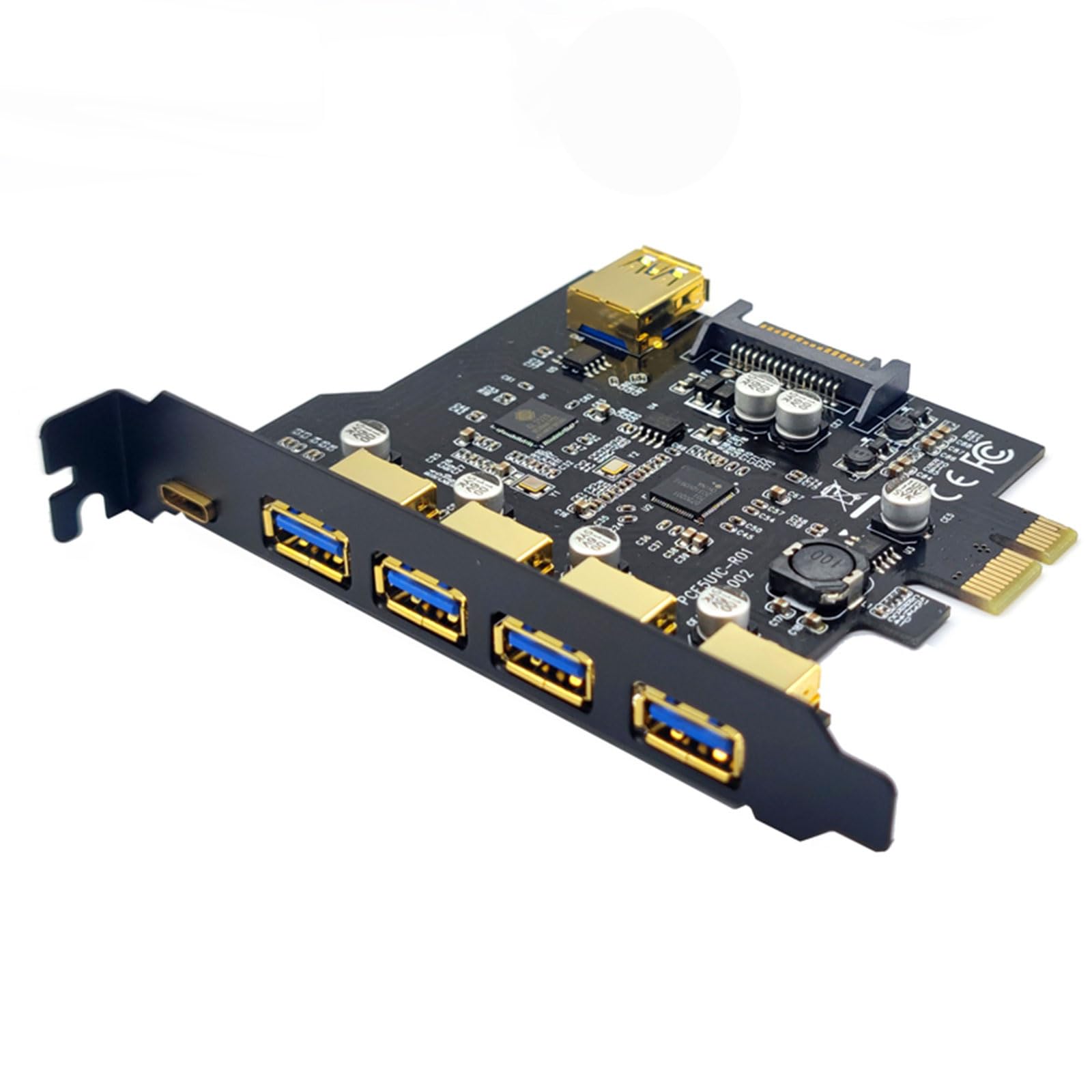 Amazon.co.jp: UNTERING PCIE USB 拡張カード PCI Express X1 to USB