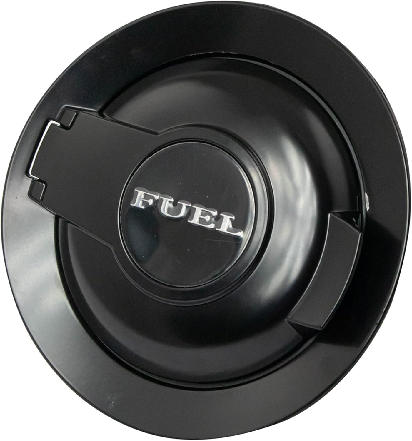 TRQ Fuel Door Assembly Matte Black Compatible with 2008-2019 Dodge Challenger