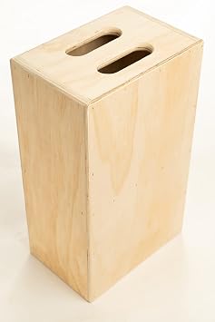 Filmcraft Full Apple Box Heavy-Duty Professional Plywood Apple Box with Reinforced Center Support Unbranded Production Box 20" x 12" x 8" 1 Apple Box