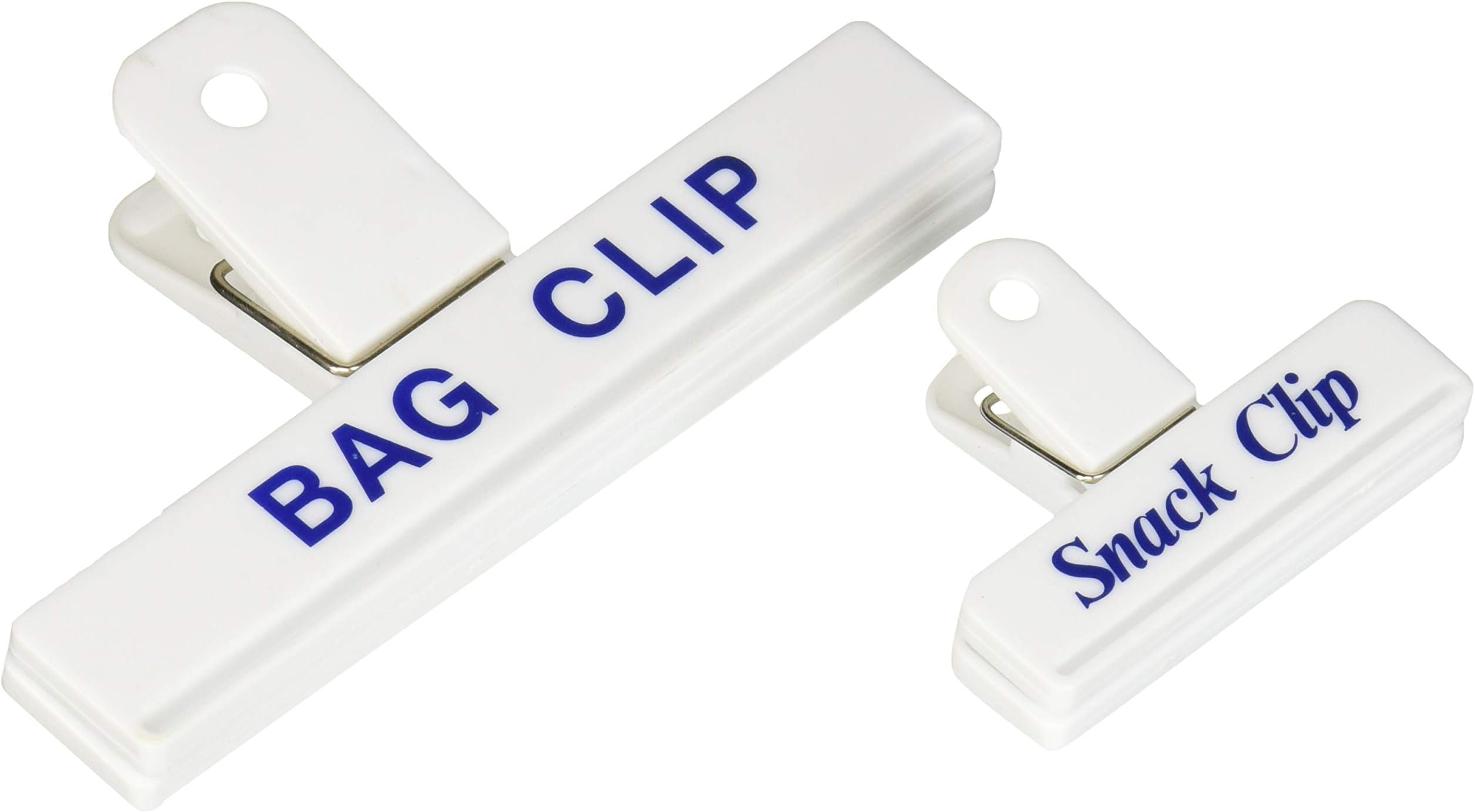 Symak k0111 White Bag Clips 2 Large and 2 Small