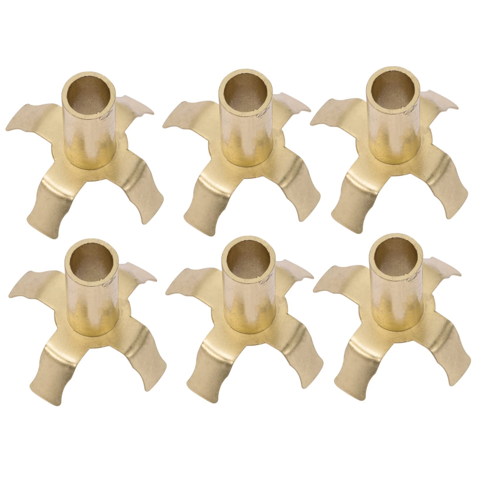 RORPOIR 6pcs Oil Lamp Holder Candle Wicks Centering Tool Glass Wick Holder Tealight Wick Holder Telescopic Wick Holder Tea Light Candles Household Wick Stand Wrought Iron Metal Buddha