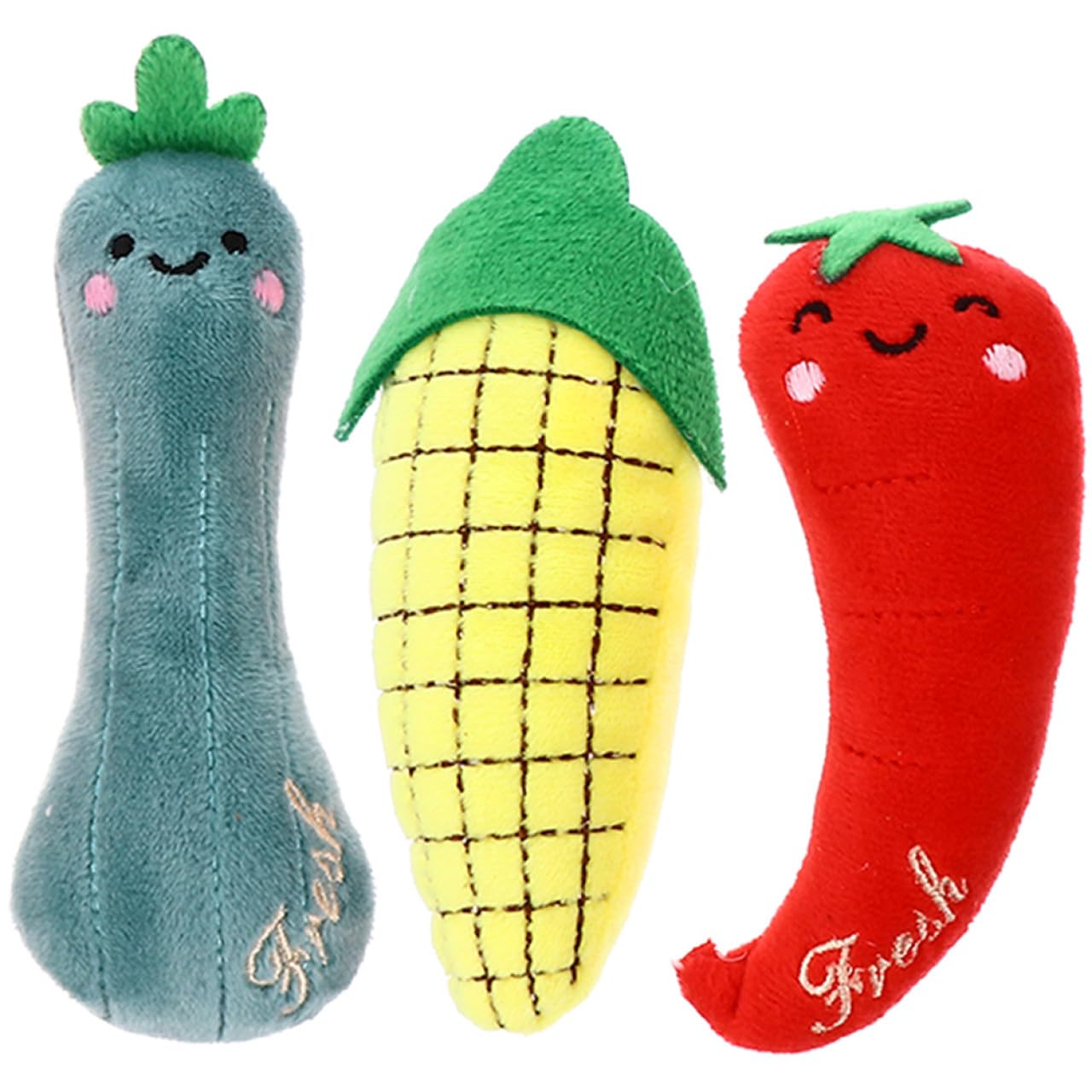 Jouets en peluche à l'herbe à chat Lurrose durables avec coutures haute résistance