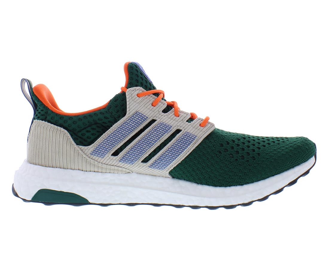 adidas Ultraboost 1.0 Mens Shoes Size 9, Color: Green/Taupe/Orange