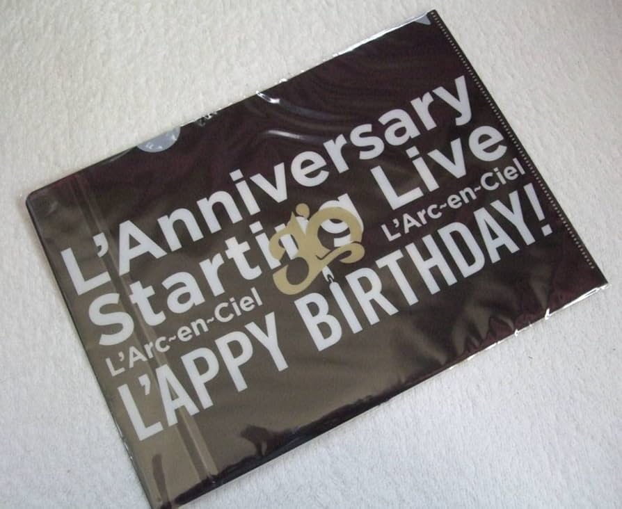 L'Arc-en-Ciel 30th グッズセット L'APPY L'Arc-en-Ciel Official Website