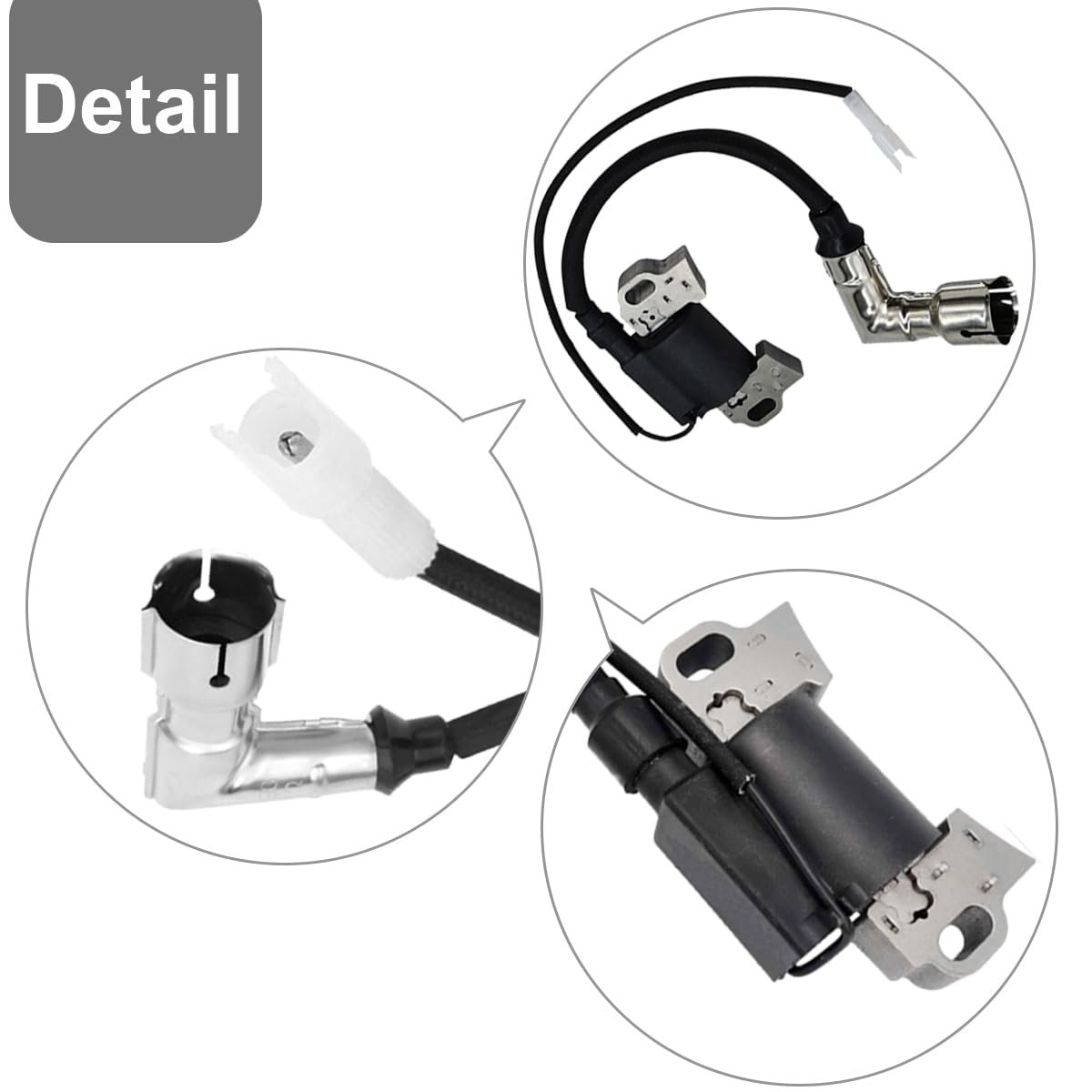 ZAMDOE 951-12220 751-12220 Ignition Coil for MTD for Troy Bilt 1p90f/p ignition coil for huskee lt4200 420cc Engine for Craftsman R1000 rider for Huskee LT1500 Lawn Mower Coil Replacement - Image 3