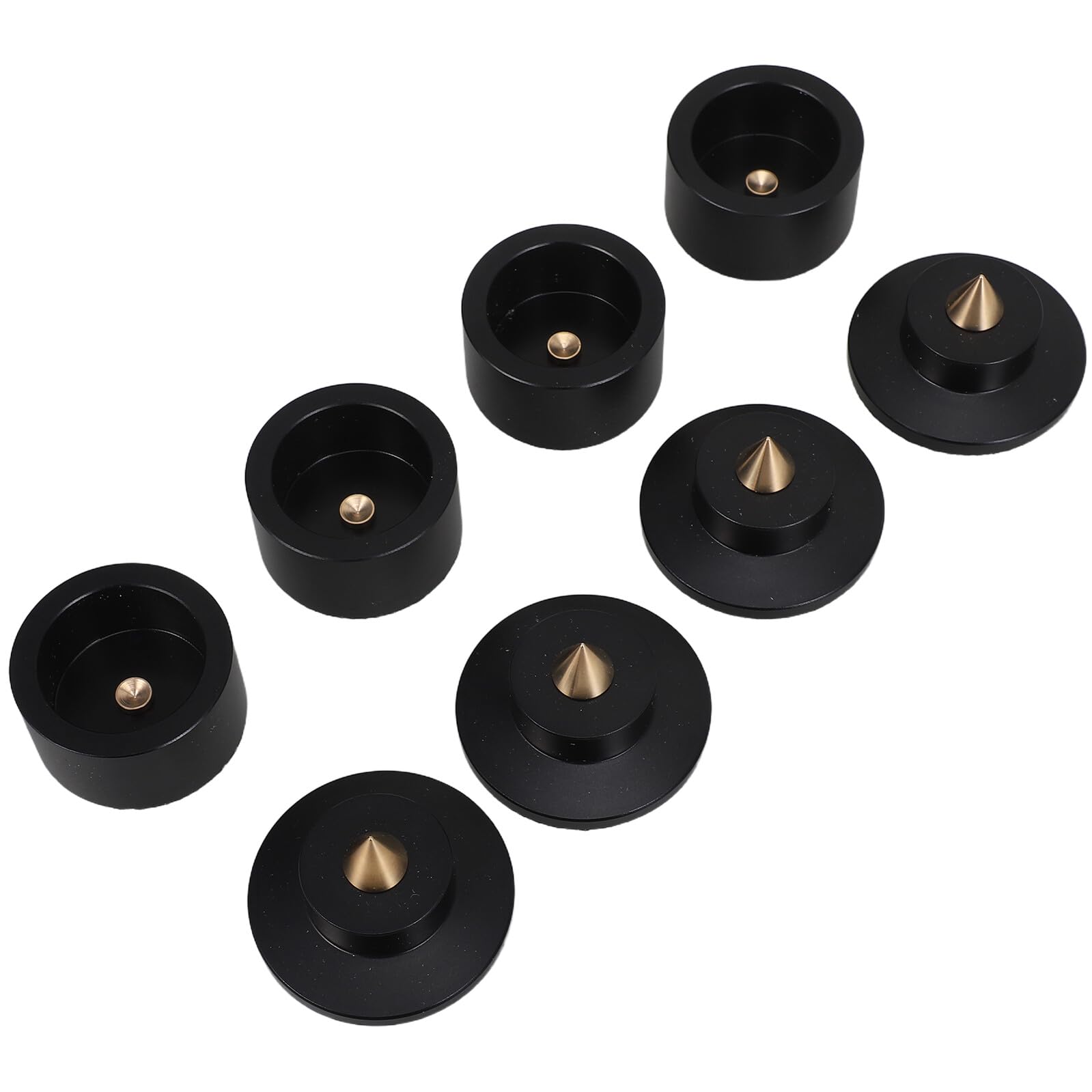 BESPORTBLE 4pezzi Cuscinetti per Piedi per Altoparlanti Piedini Antivibrazione per Sistemi Audio Giradischi Ricevitori Audio Cuscinetti Isolanti