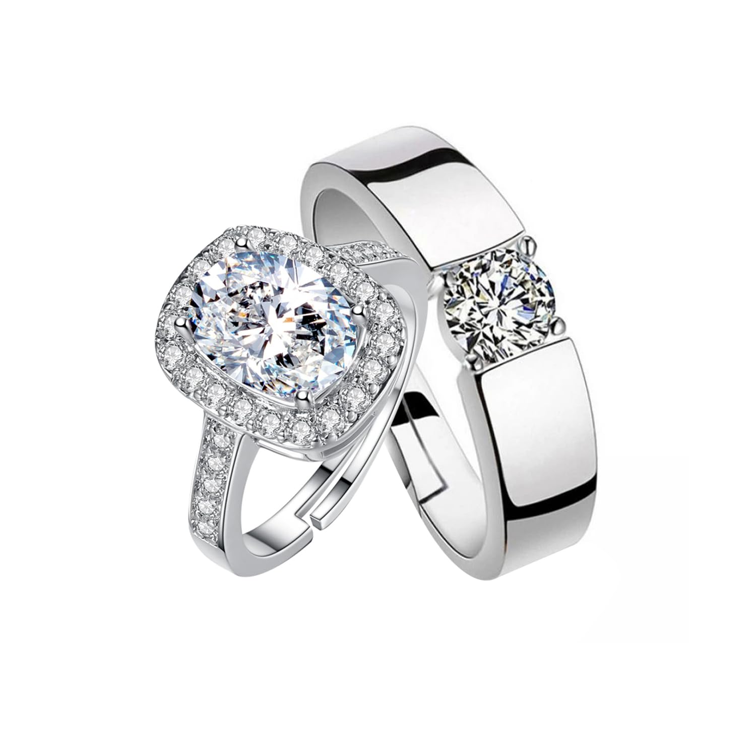 Yellow Chimes Rings for Women and Girls Couple Rings |Silver Tone Crystal Studded Adjustable Couple Ring |Birthday Gift For girls and women Anniversary Gift for Wife (B0CDBMFRC3) Amazon Price History, Amazon Price Tracker