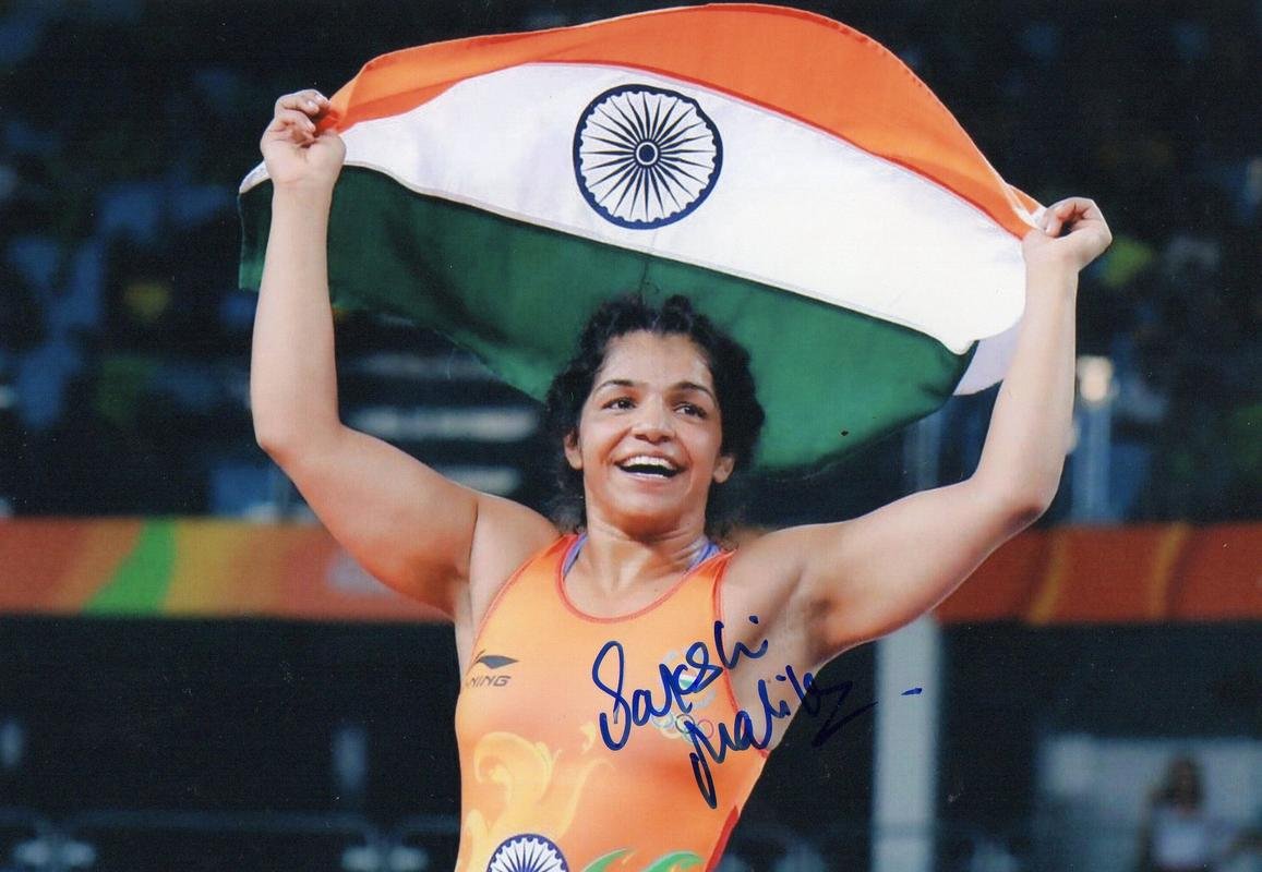 Autograph Photo of Sakshi Malik