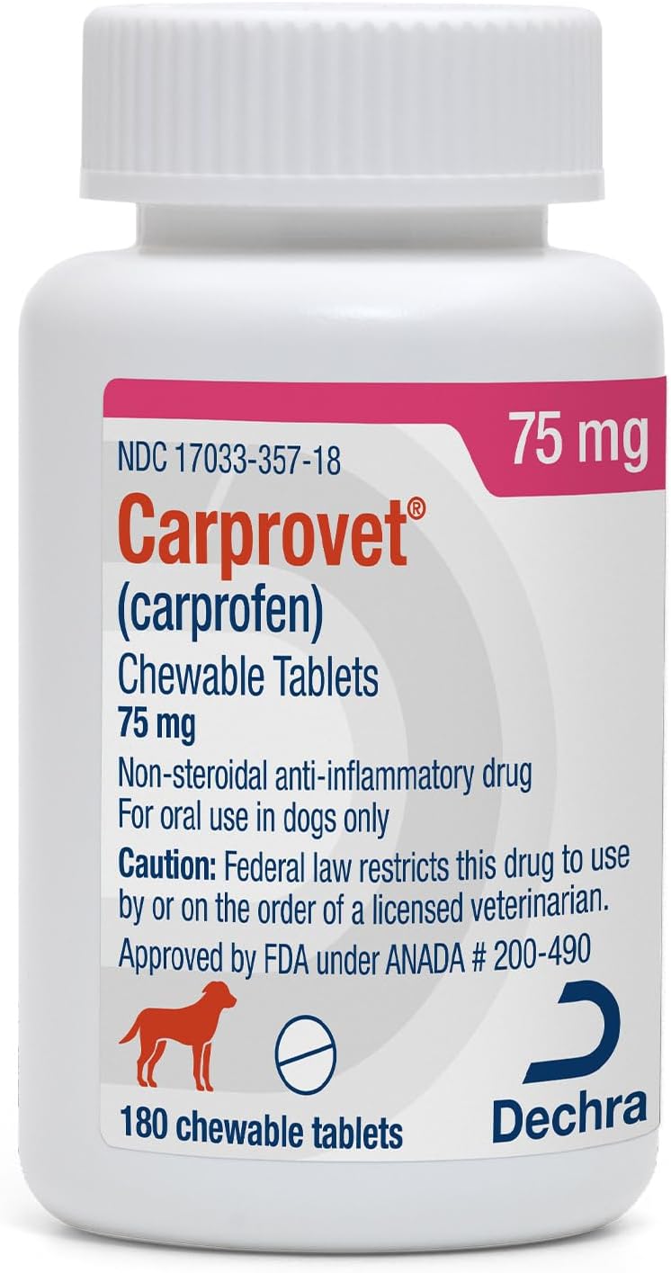 Carprovet® (carprofen) Chewable Tablets for Dogs - 100mg, 60 Tablets