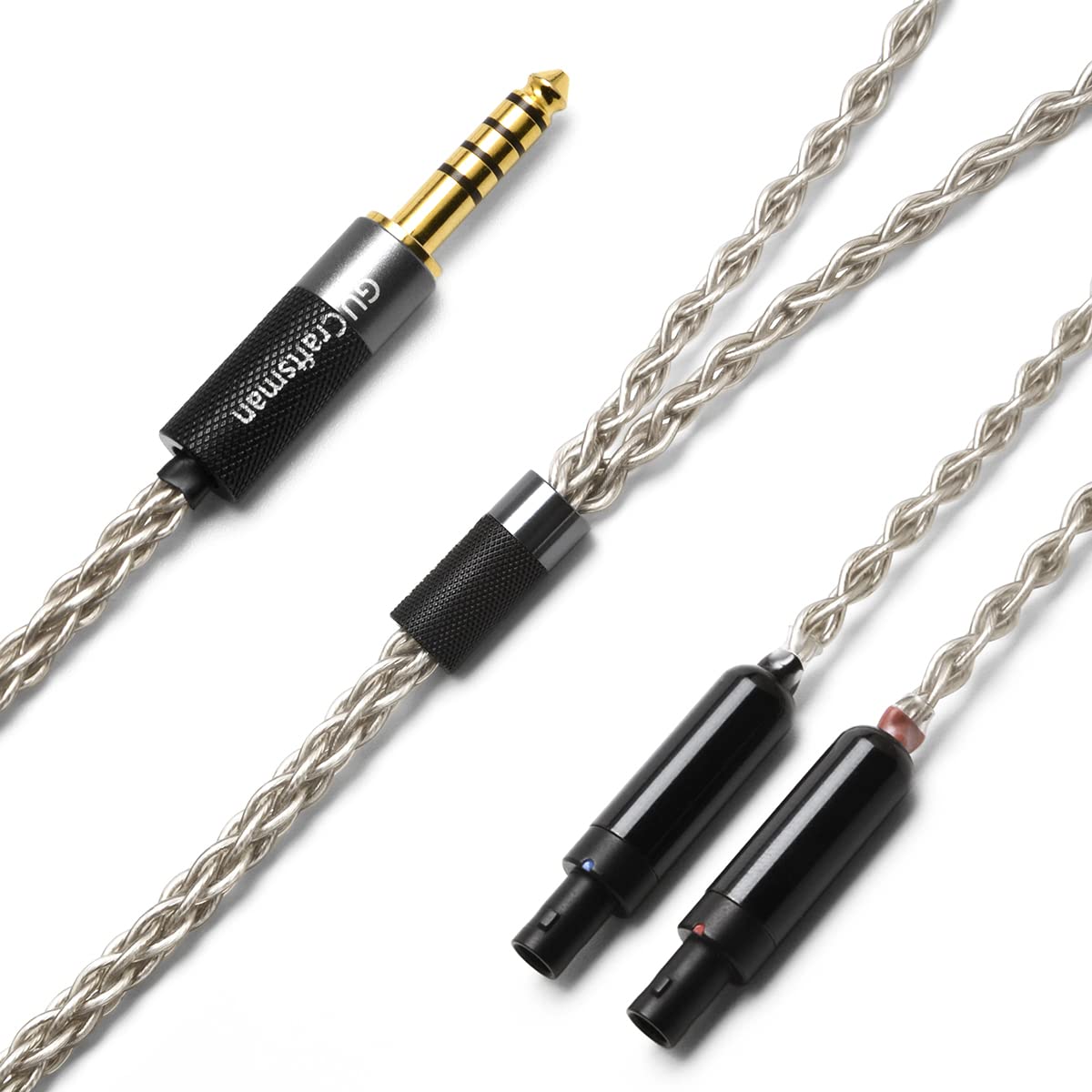 Amazon | GUCraftsman 6N単結晶銀ヘッドホンアップグレードケーブル