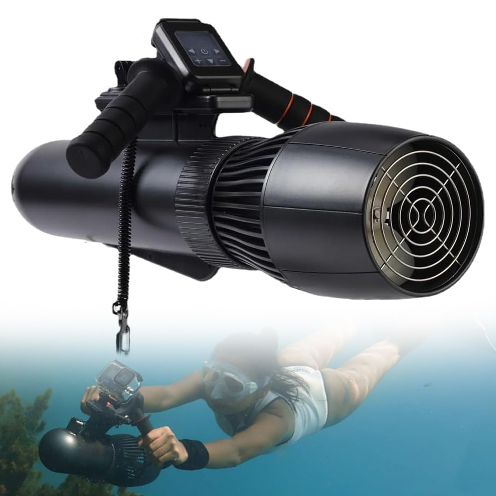 Amazon.co.jp: 水中スクーター 海水 サーフボード 500W 水深40m 速度3