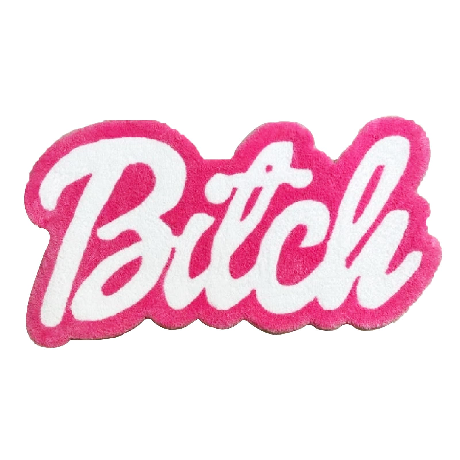 Tapis de bain Pink Bitch 50x80 cm amusant pour la douche