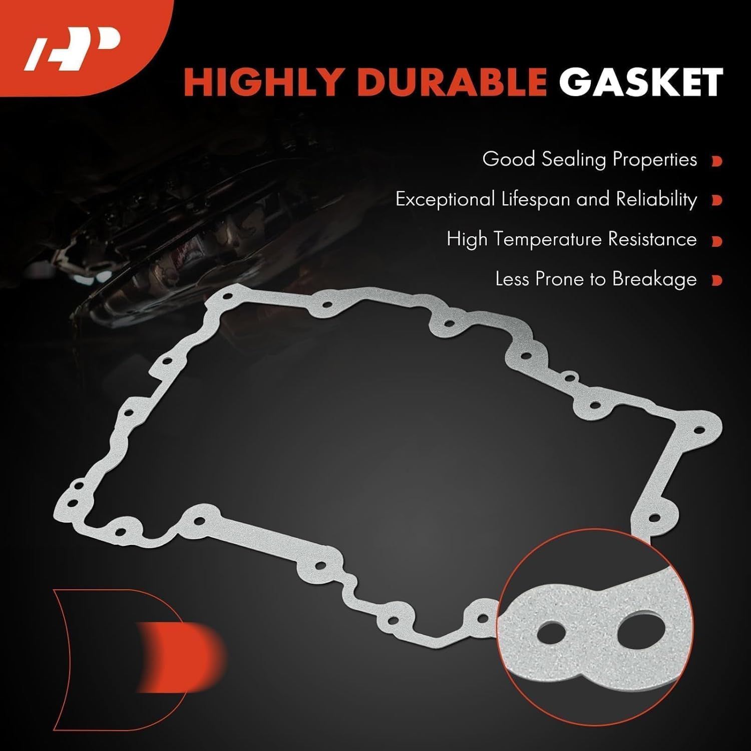 A-Premium Engine Oil Pan with Drain Plug, Gasket, Bolts, Compatible with Ford F-150 F150 2015 2016 2017 2018 2.7L, Replaces CA6010400