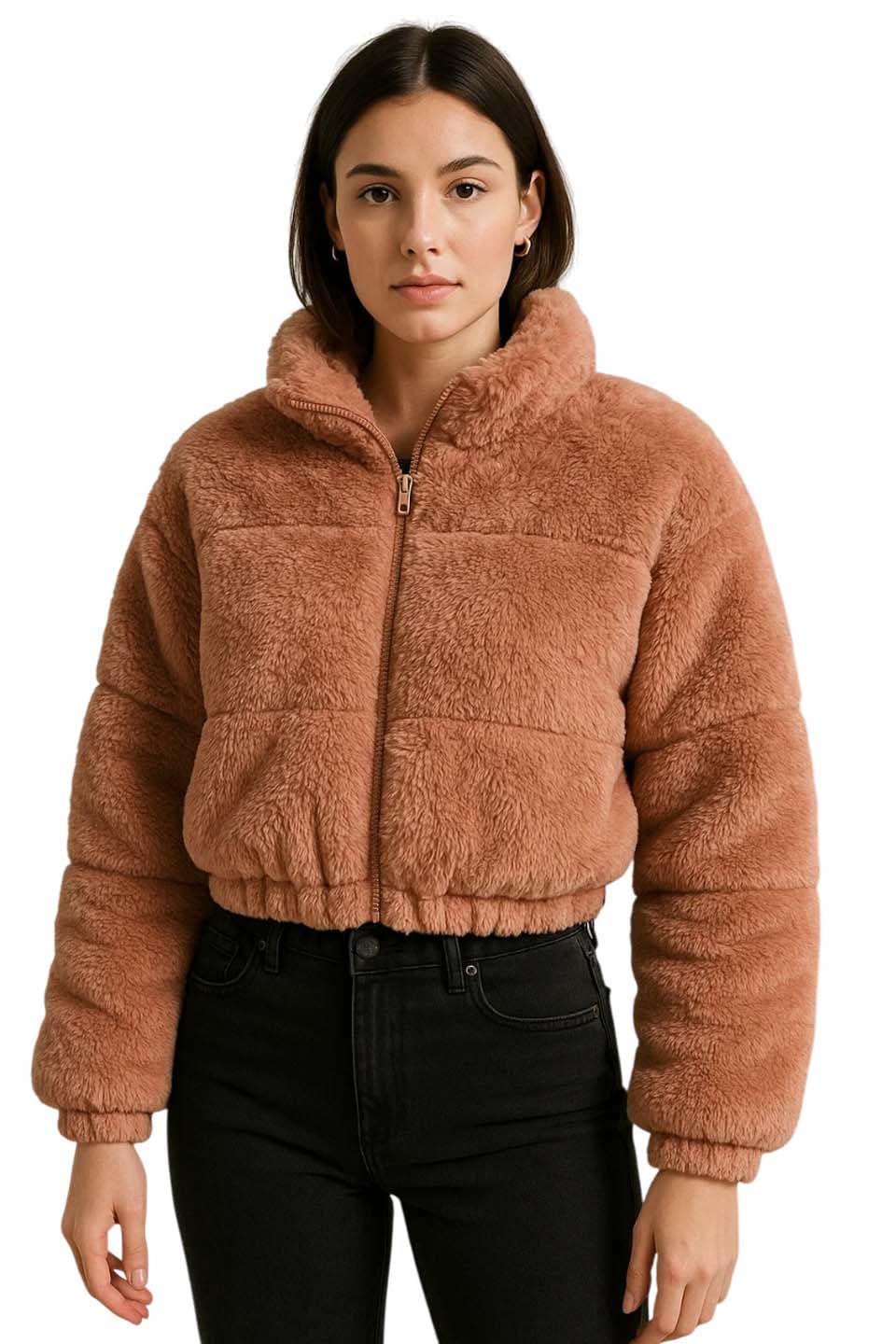 kotty Women's Luxurious Faux Fur Jacket for Winter, Stylish Outerwear, Warm and Cozy Fashion Coat, Perfect for Casual and Stylish Wear-picture-43