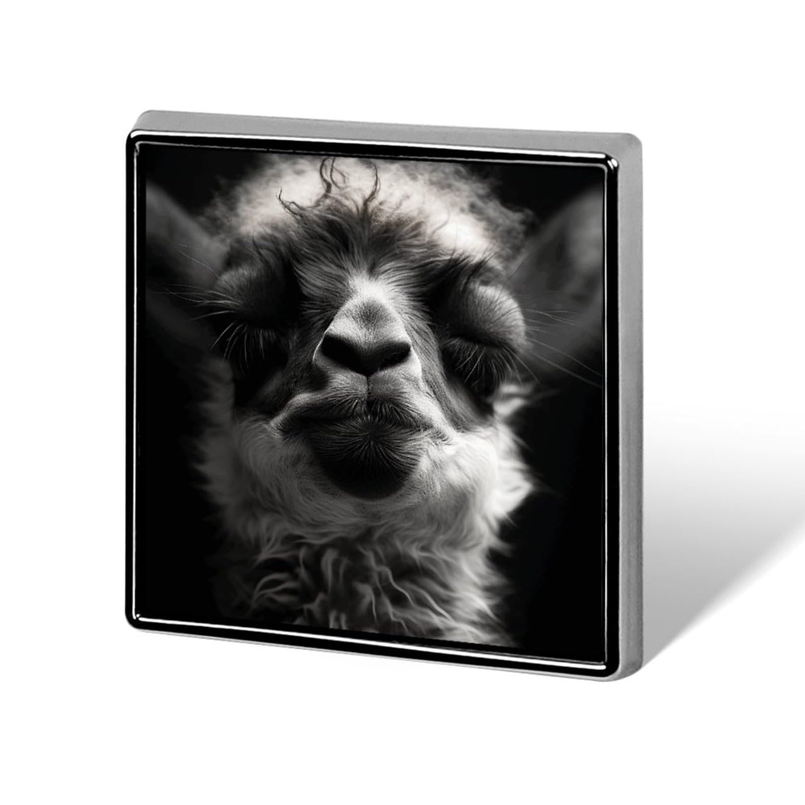 Square Lapel Pin Brooch Pin A Little CamelButton Badge for Men Women Suitable for Birthdays And Anniversaries of Family And Friends