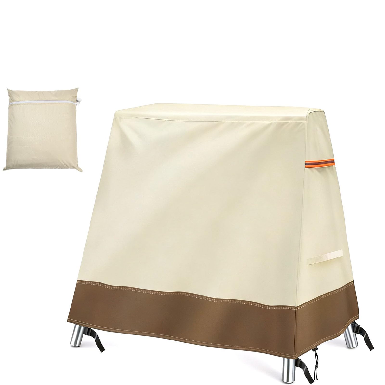 JSCARLIFE Funda para columpio de jardín impermeable y resistente a rayos UV